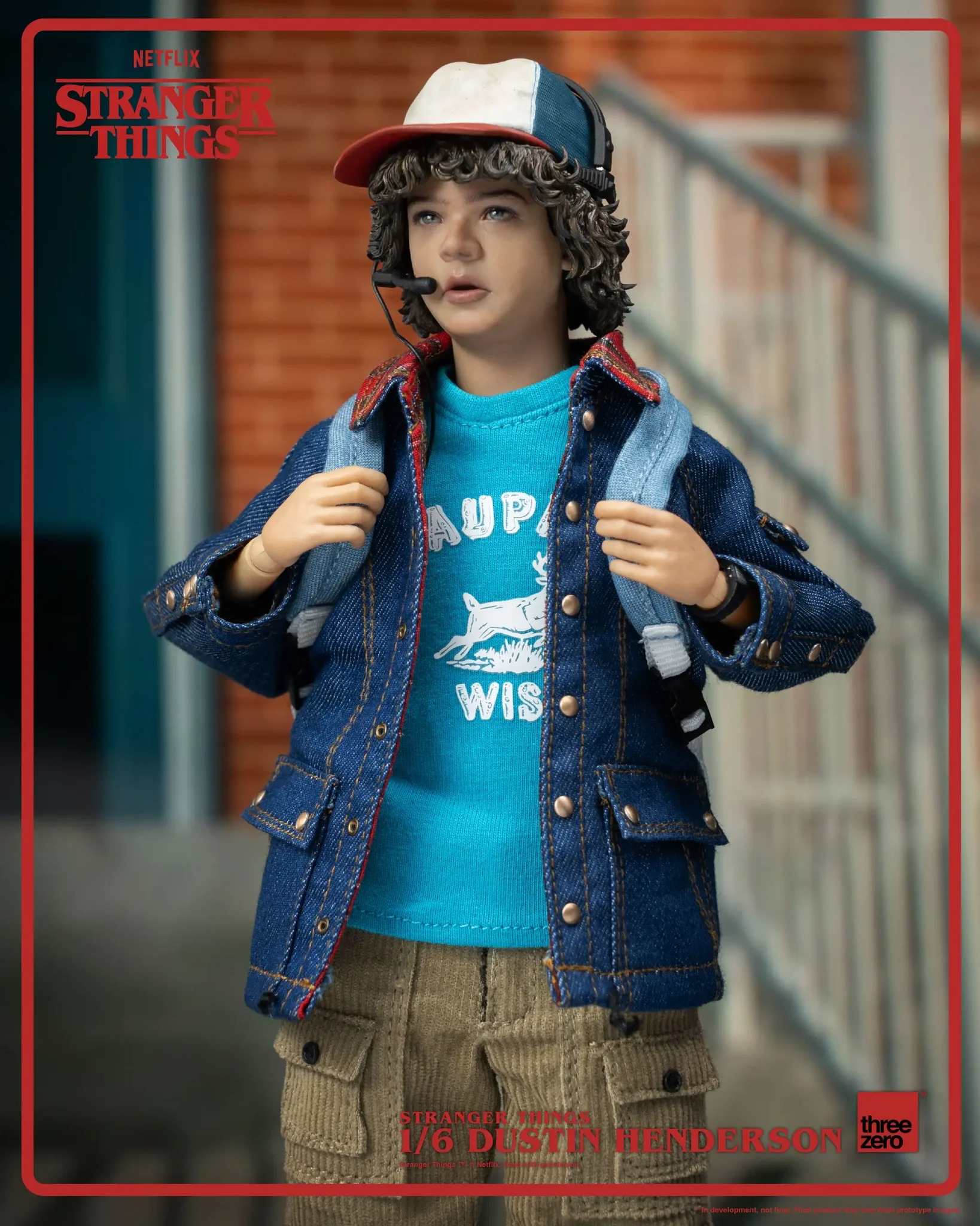 In stock! Threezero Stranger Things Dustin Henderson 1/6 Scale Figure