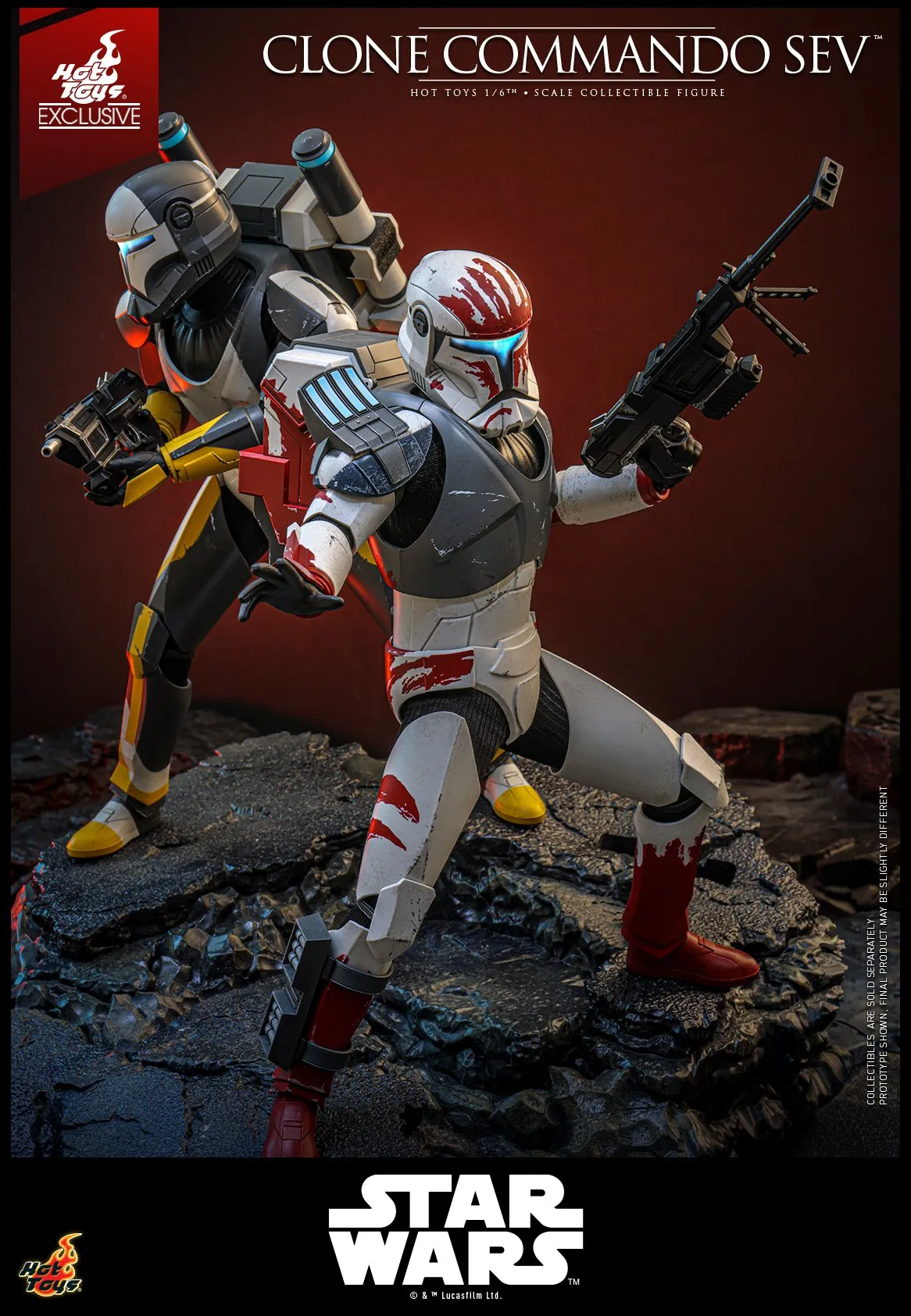 Pre order! Hot Toys TMS188 Clone Commando Sev Star Wars: The Clone Wars 1/6th scale Collectible Figure 