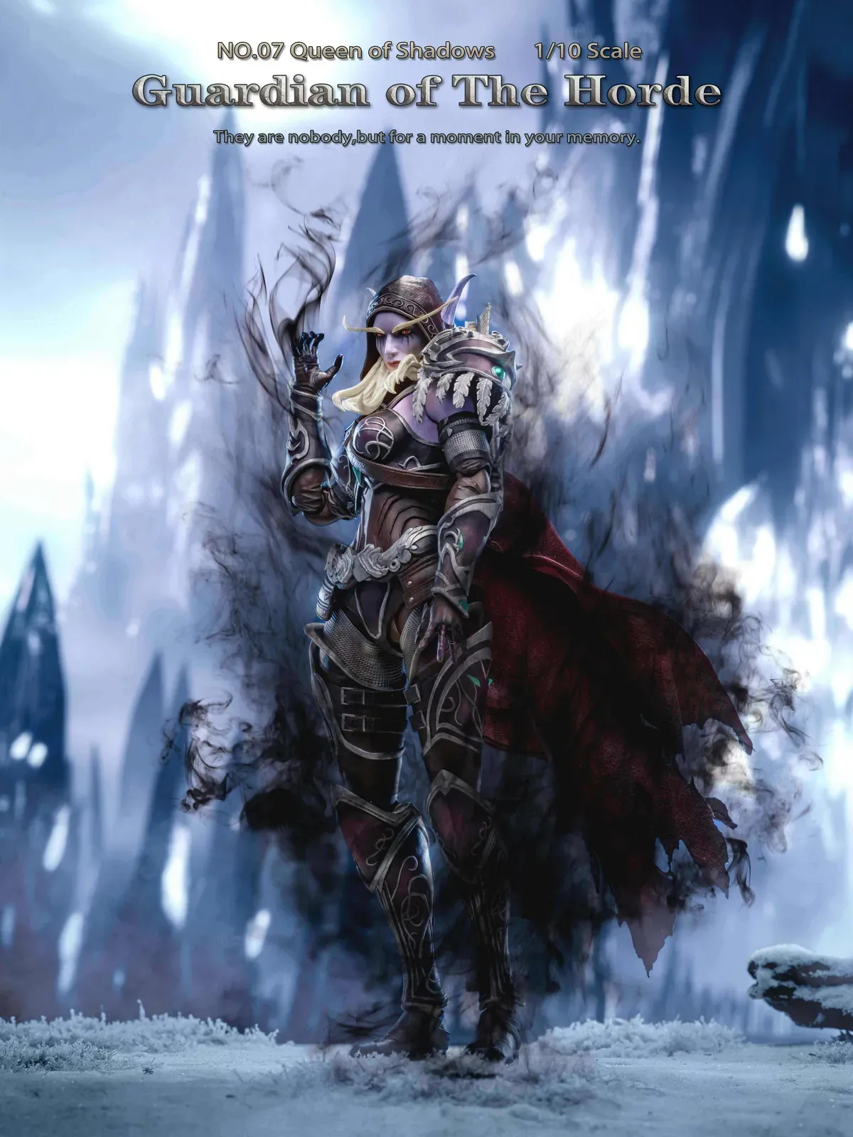In stock! Grey Knight NO.07 Guardian of the Horde Queen of Shadows 1/10 Action Figure