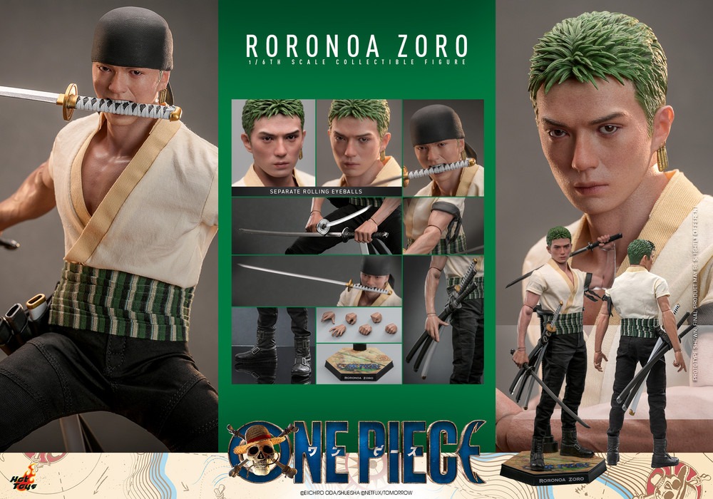 In Stock! Hot Toys TMS110 One Piece Roronoa Zoro 1/6th Scale Collectible Figure