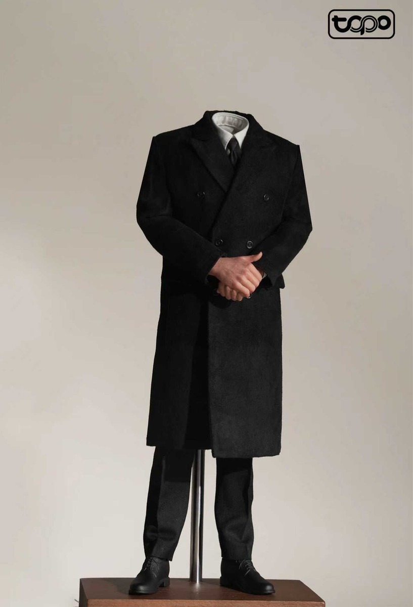 Pre order! TOPO TP031 1/6 Scale Men’s Funeral Overcoat + Suit with Body