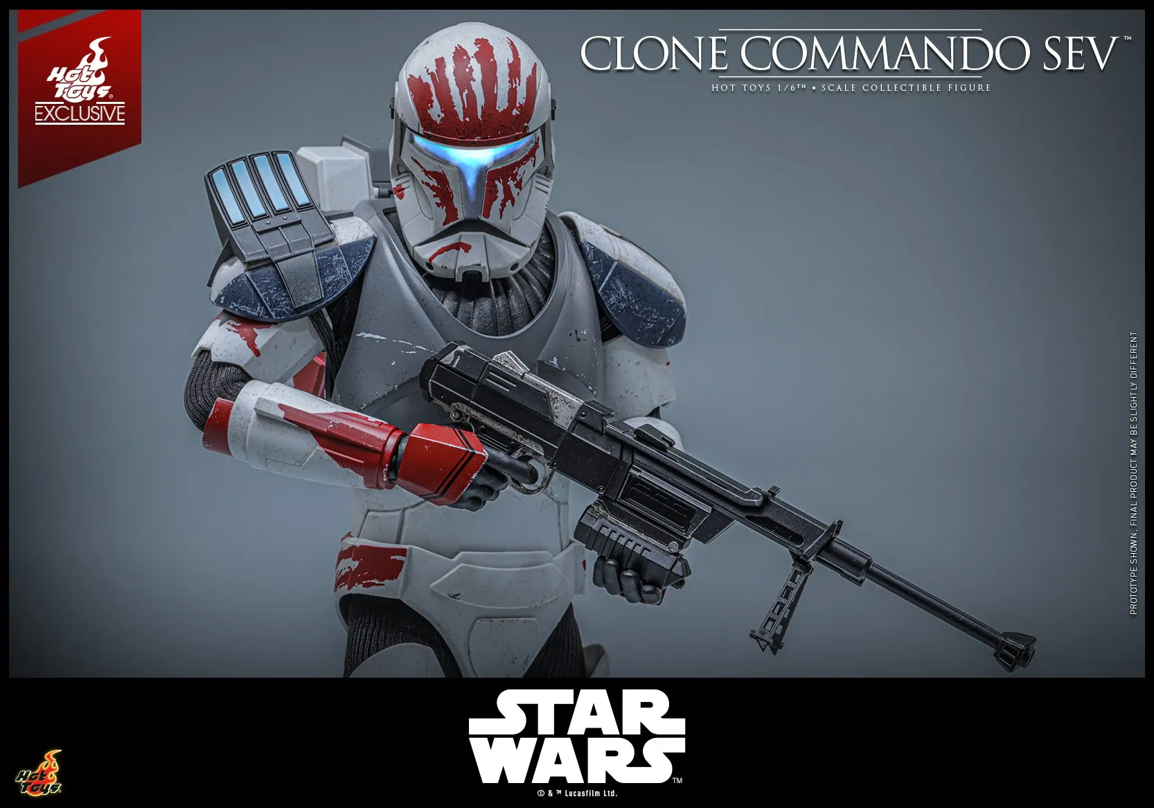 Pre order! Hot Toys TMS188 Clone Commando Sev Star Wars: The Clone Wars 1/6th scale Collectible Figure 