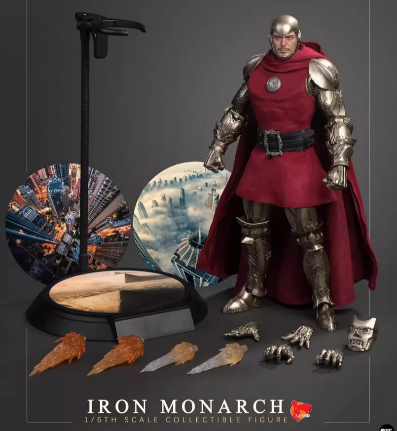 In stock! Doctor Doom S-HERO 1/6 SH003 IRON MONARCH Figure | One