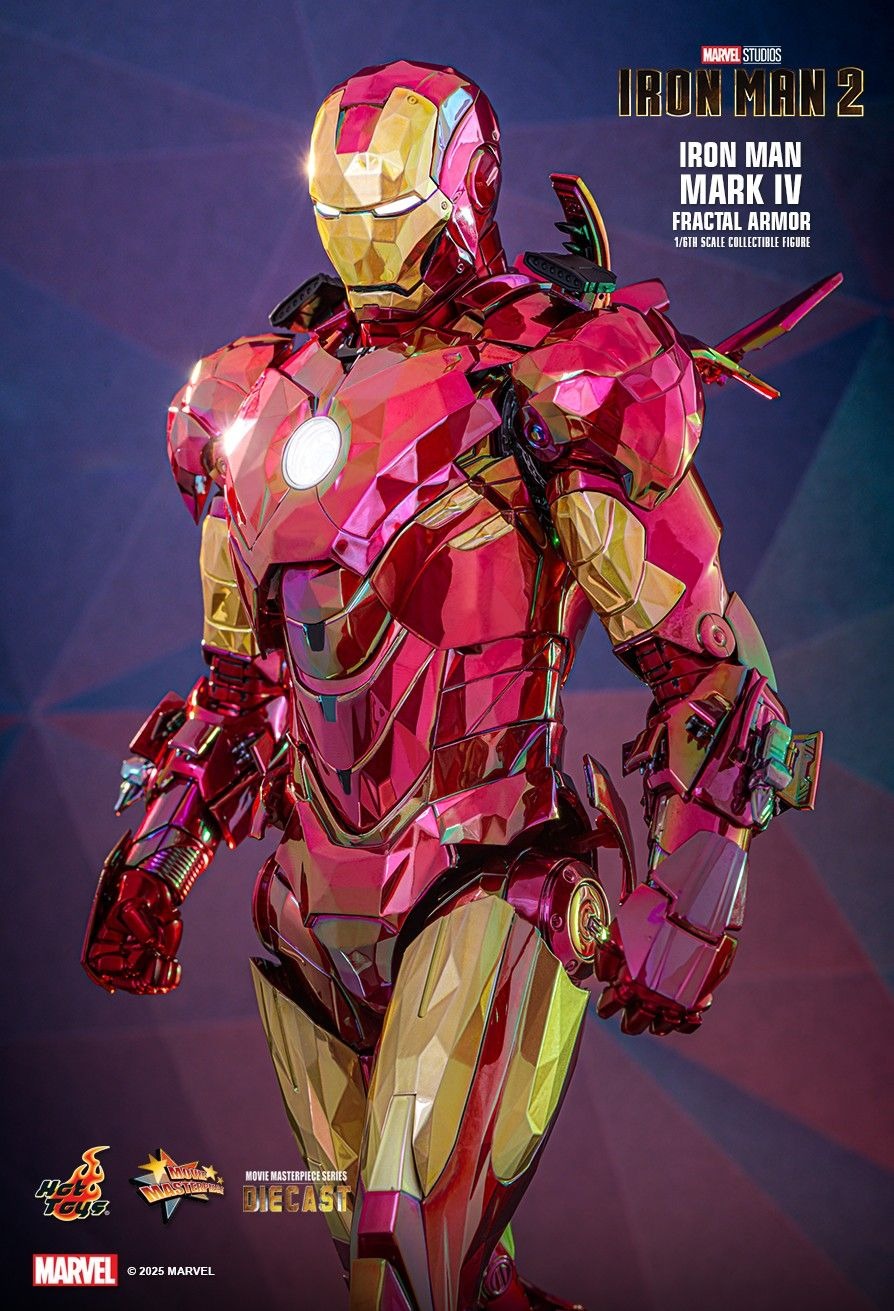 In stock! Hot Toys MMS792 Iron Man 2 Iron Man Mark IV mk4 (Fractal