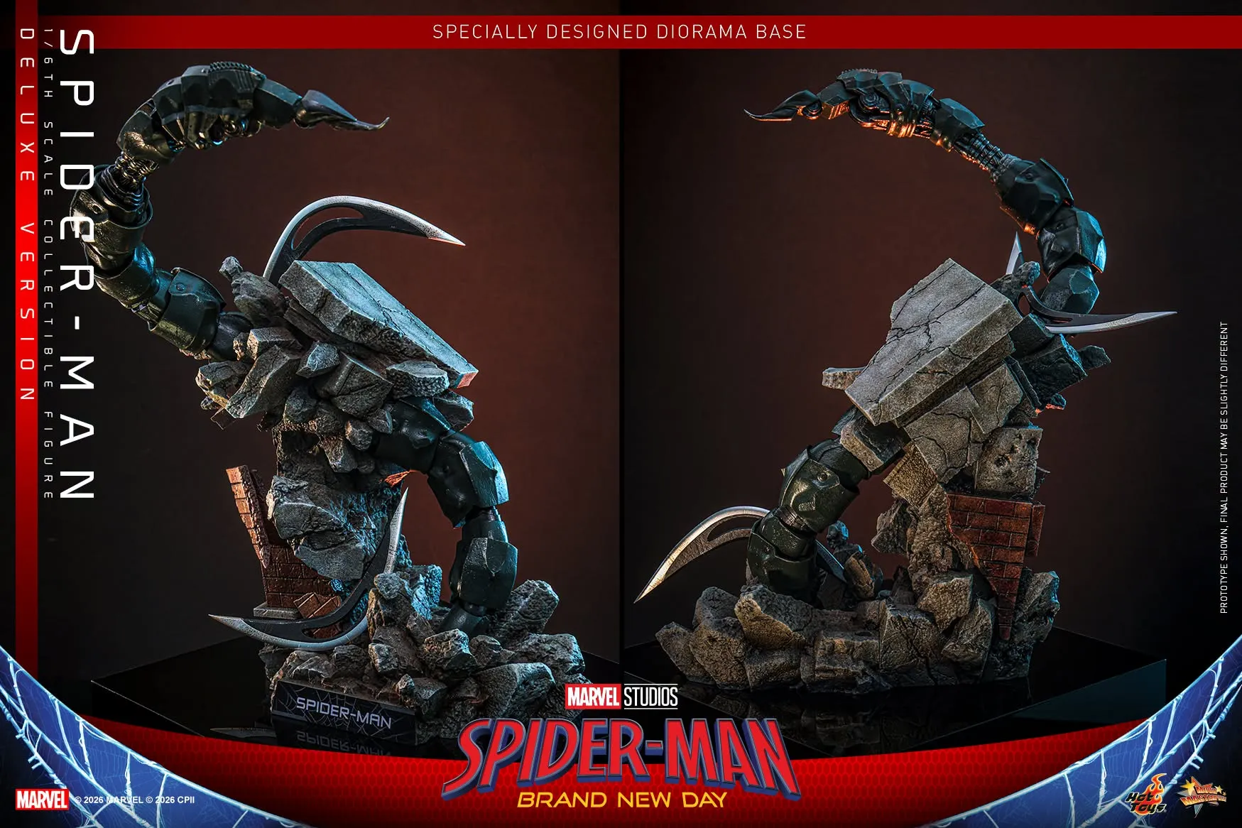 Pre order! Hot Toys MMS893 Spider-Man: Brand New Day Spider-Man (Deluxe Version) 1/6 scale Collectible Figure