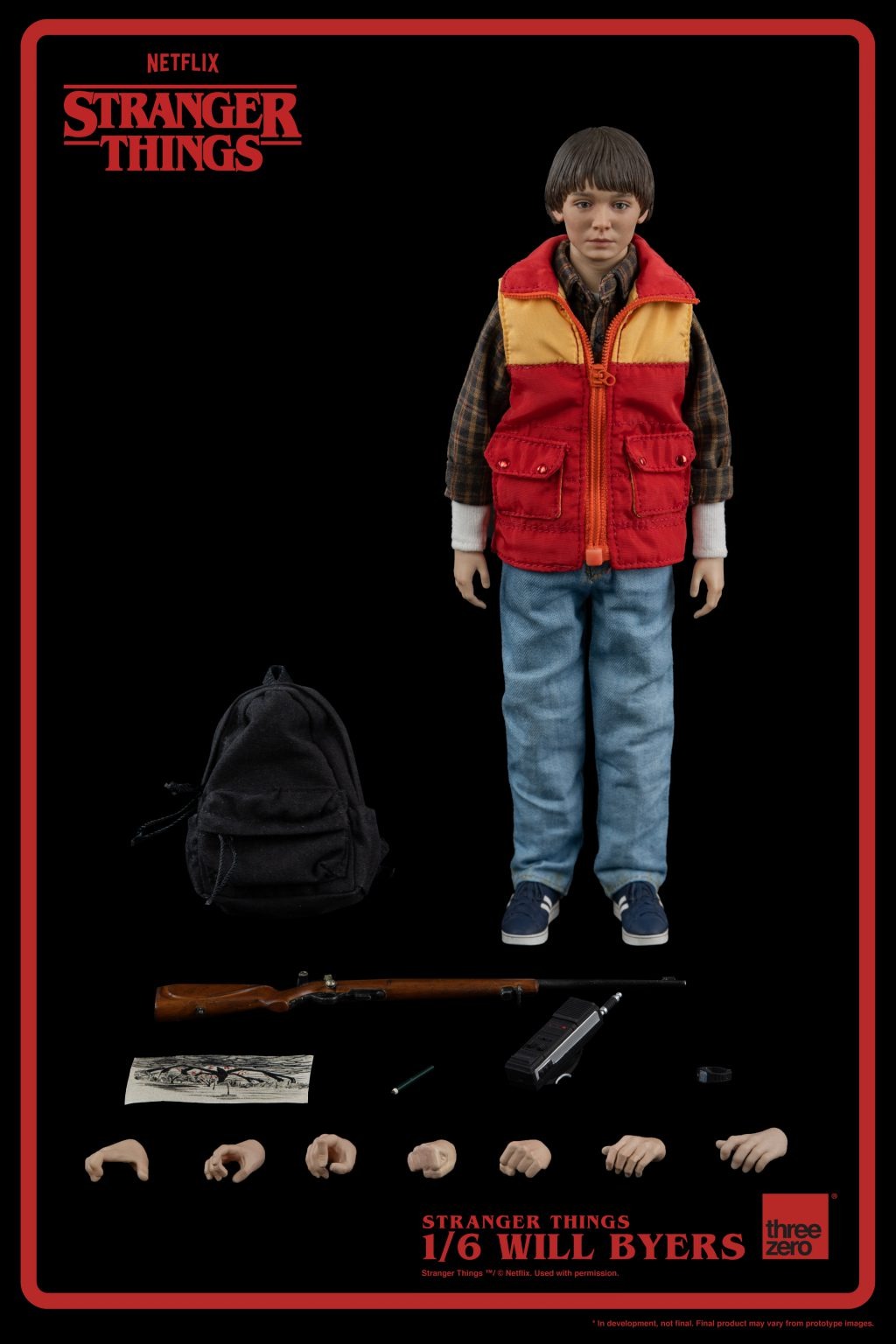 In stock! Threezero Stranger Things Will Byers 1/6 Scale Figure