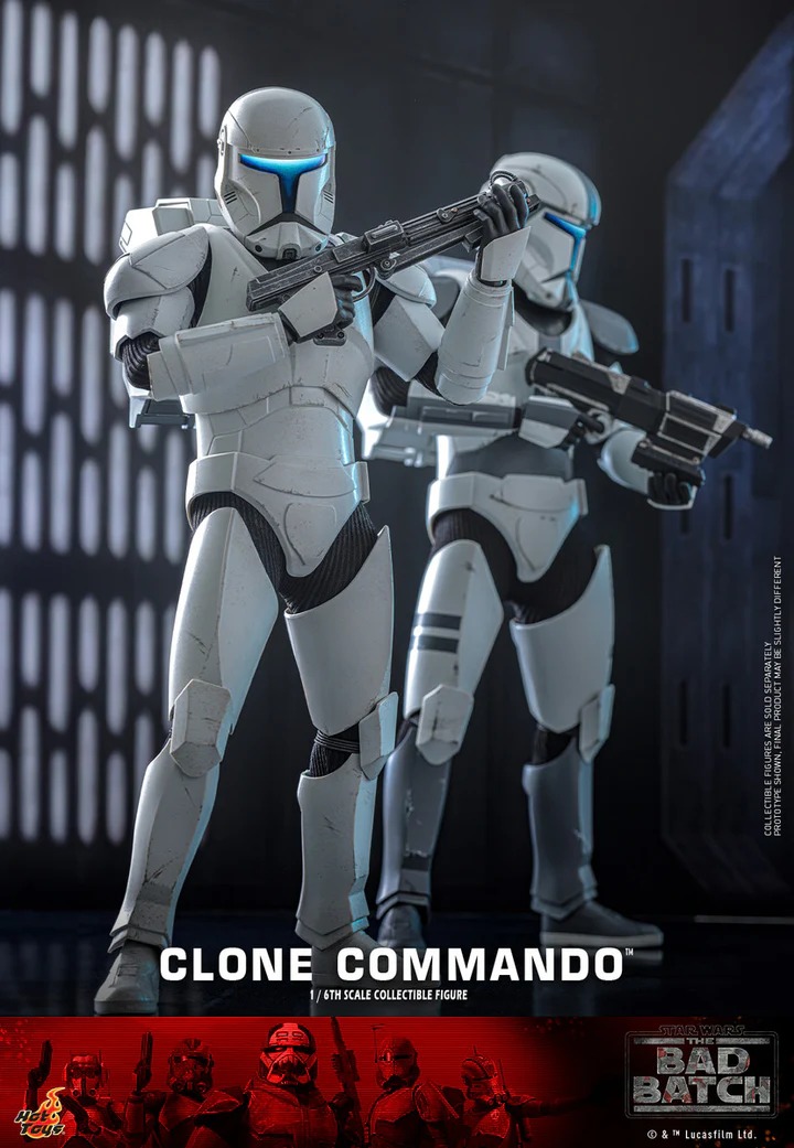 In stock! Hot Toys TMS131 Clone Commando Star Wars: The Bad Batch 1/6 Scale Figure