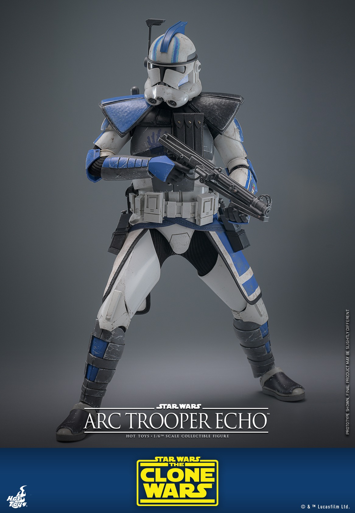 In stock! Hot Toys TMS133 The Clone Wars ARC Trooper Echo 1/6 Scale Figure