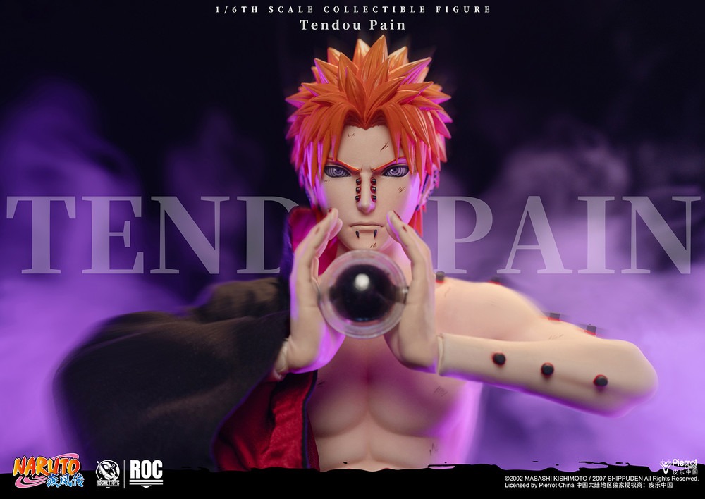 Pre order! Rocket Toys ROC-014 Tendo Pain Battle-Damaged Ver. Naruto 1/6 action figure