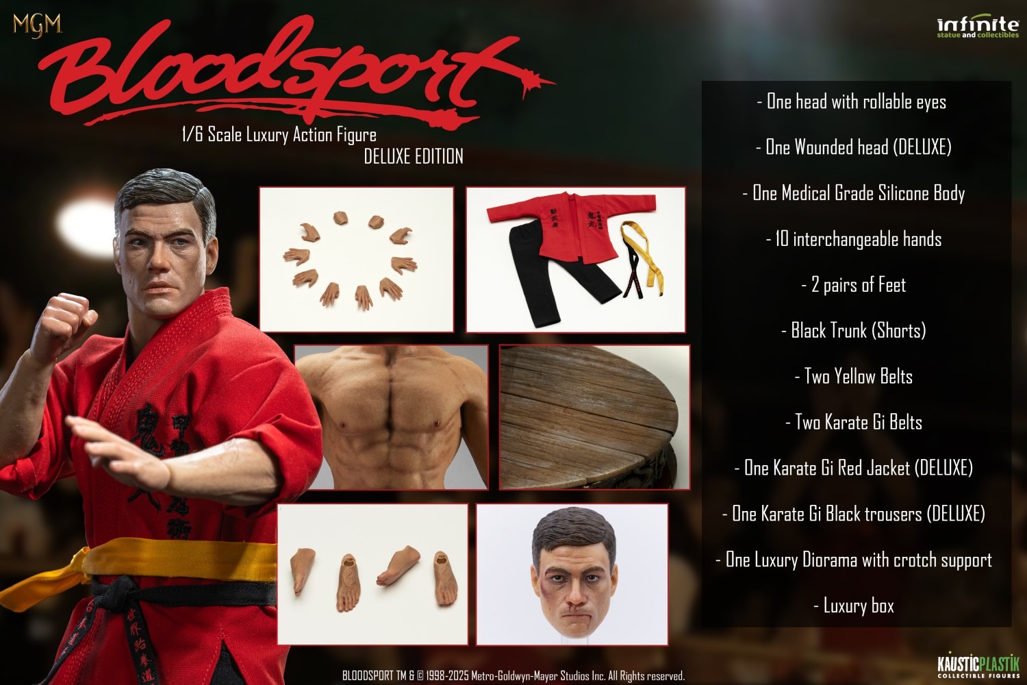 Pre Order! Bloodsport Frank Dux 1/6 Action Figure Deluxe Edition