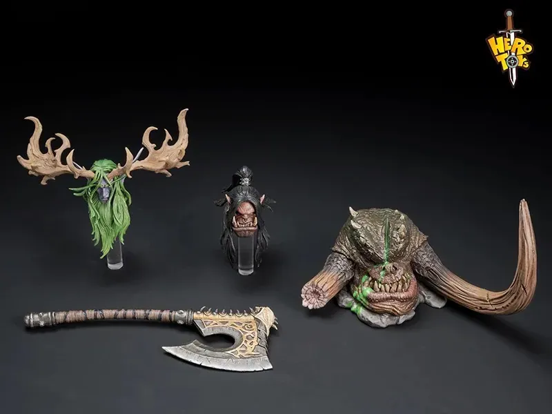 In stock! Hero Toys Tribal War Song Great Chieftain -Orc Warrior + Accessories Pack 1/10 Action Figure