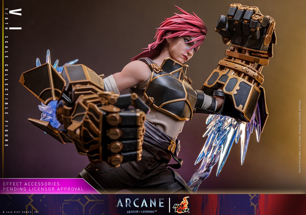 In stock! Hot Toys TMS138 Arcane League of Legends Vi 1/6 Collectible Figure