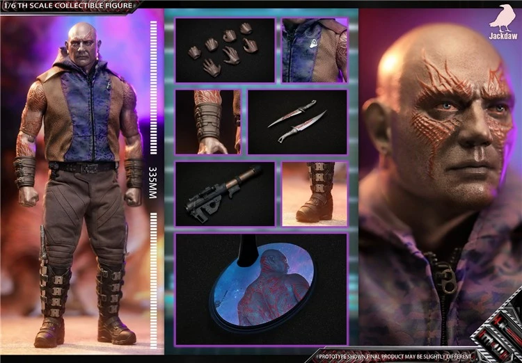 In Stock! Jackdaw JD013 1/6 Guardians of the Galaxy Drax the Destroyer Figure