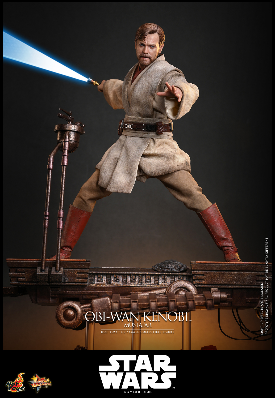 Pre order! Hot Toys Obi-Wan Kenobi (Mustafar) Star Wars: Revenge Of The Sith - 1/6 Collectible Figure