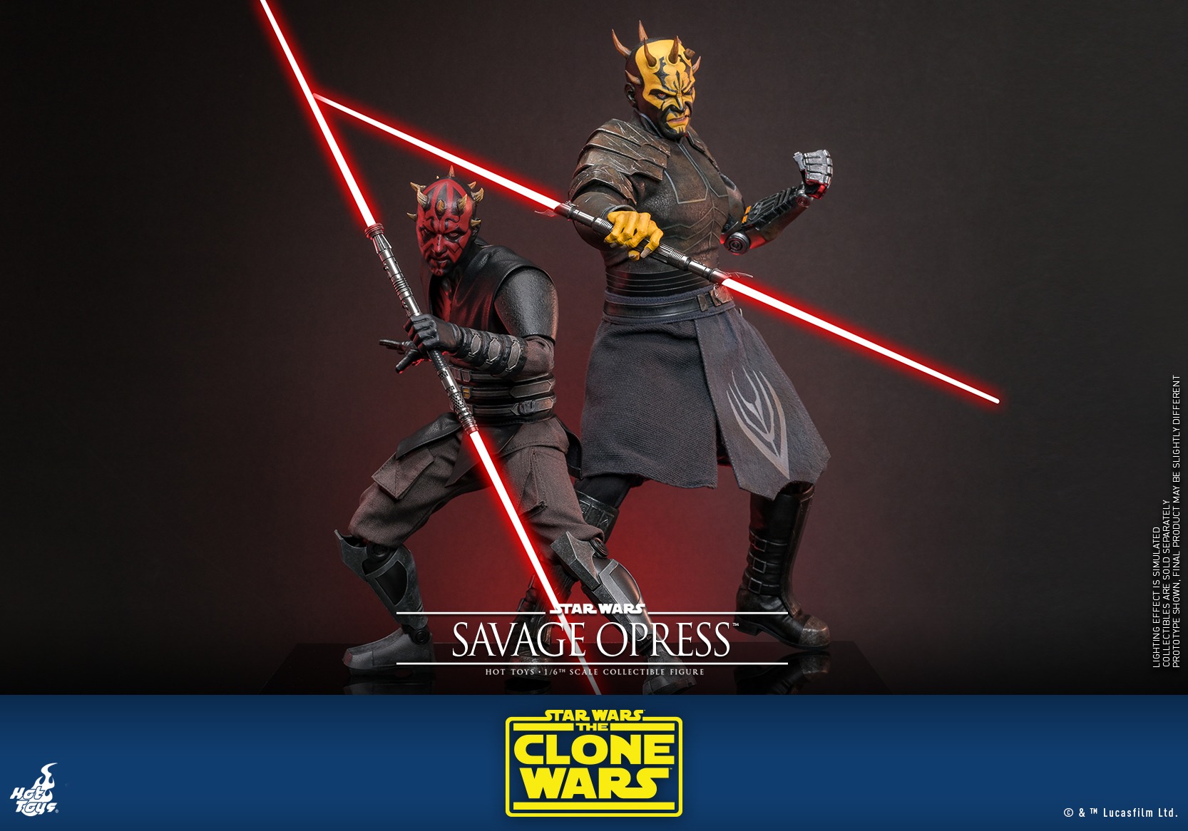 In stock! Hot Toys Savage Opress TMS136 Star Wars The Clone Wars 1/6 figure