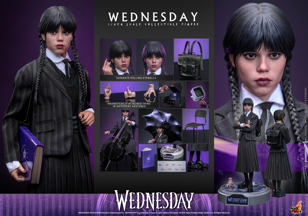 Pre Order! Hot Toys TMS135 Wednesday 1/6 Scale Collectible Figure