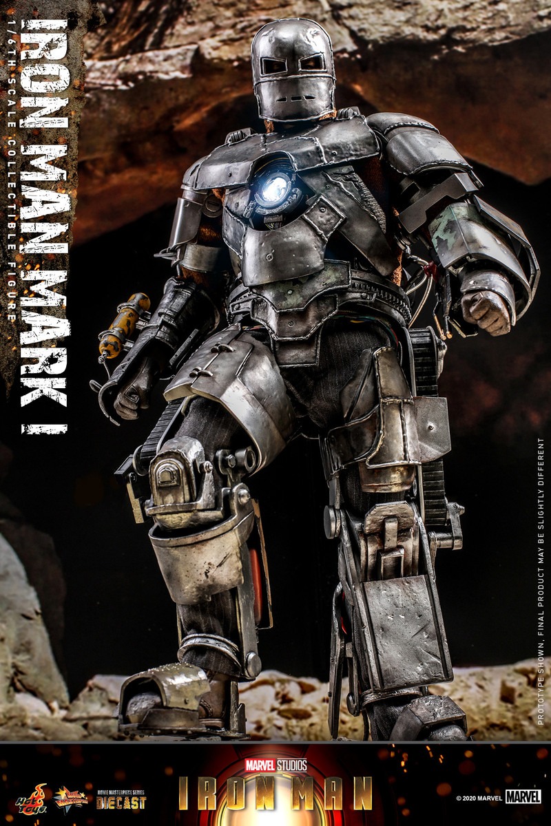 In stock! Hot Toys MMS605D40 Iron Man Mark I Diecast 1/6 Action Figure