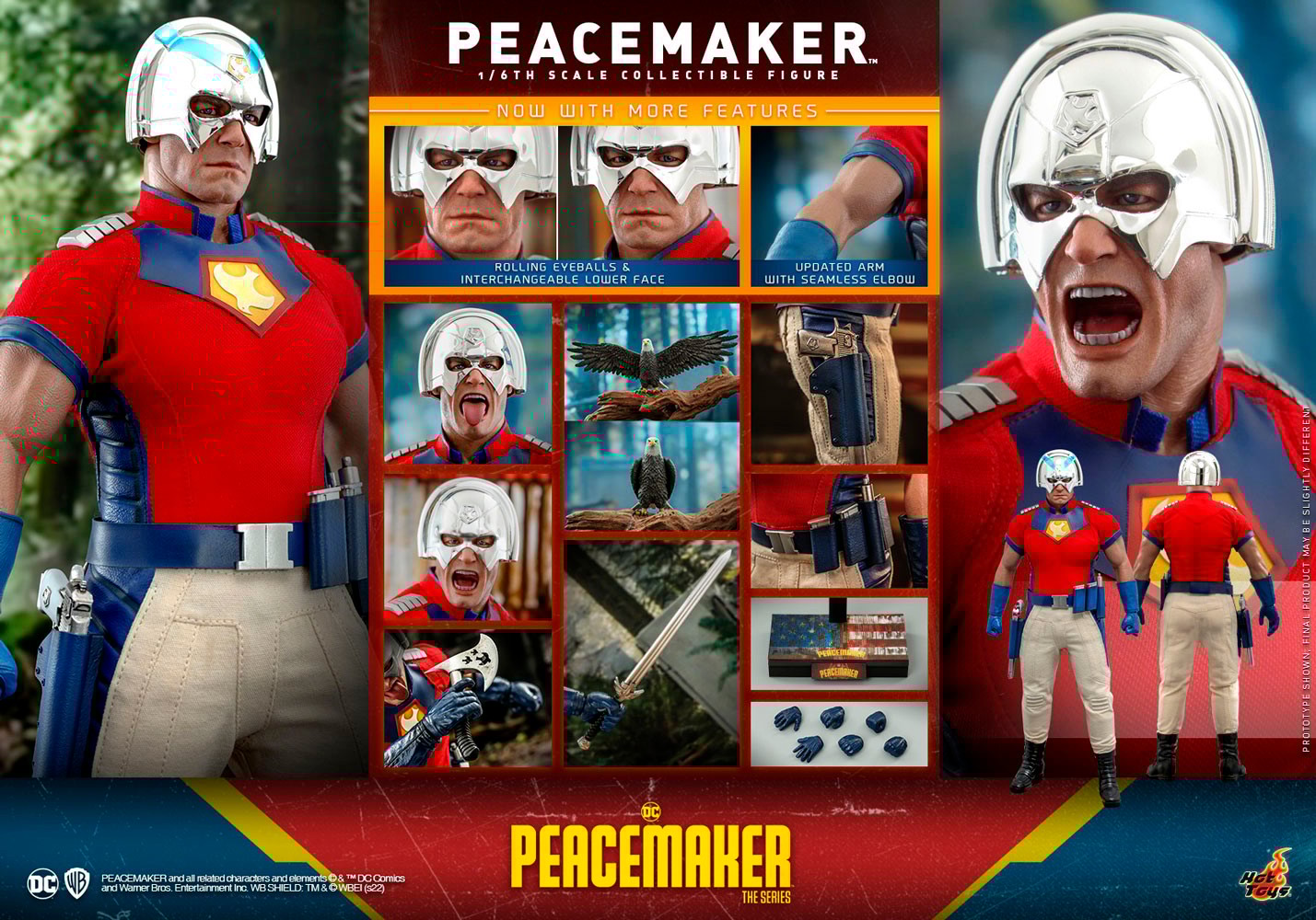 In stock! Hot Toys TMS071 Peacemaker 1/6 figure collectibles 