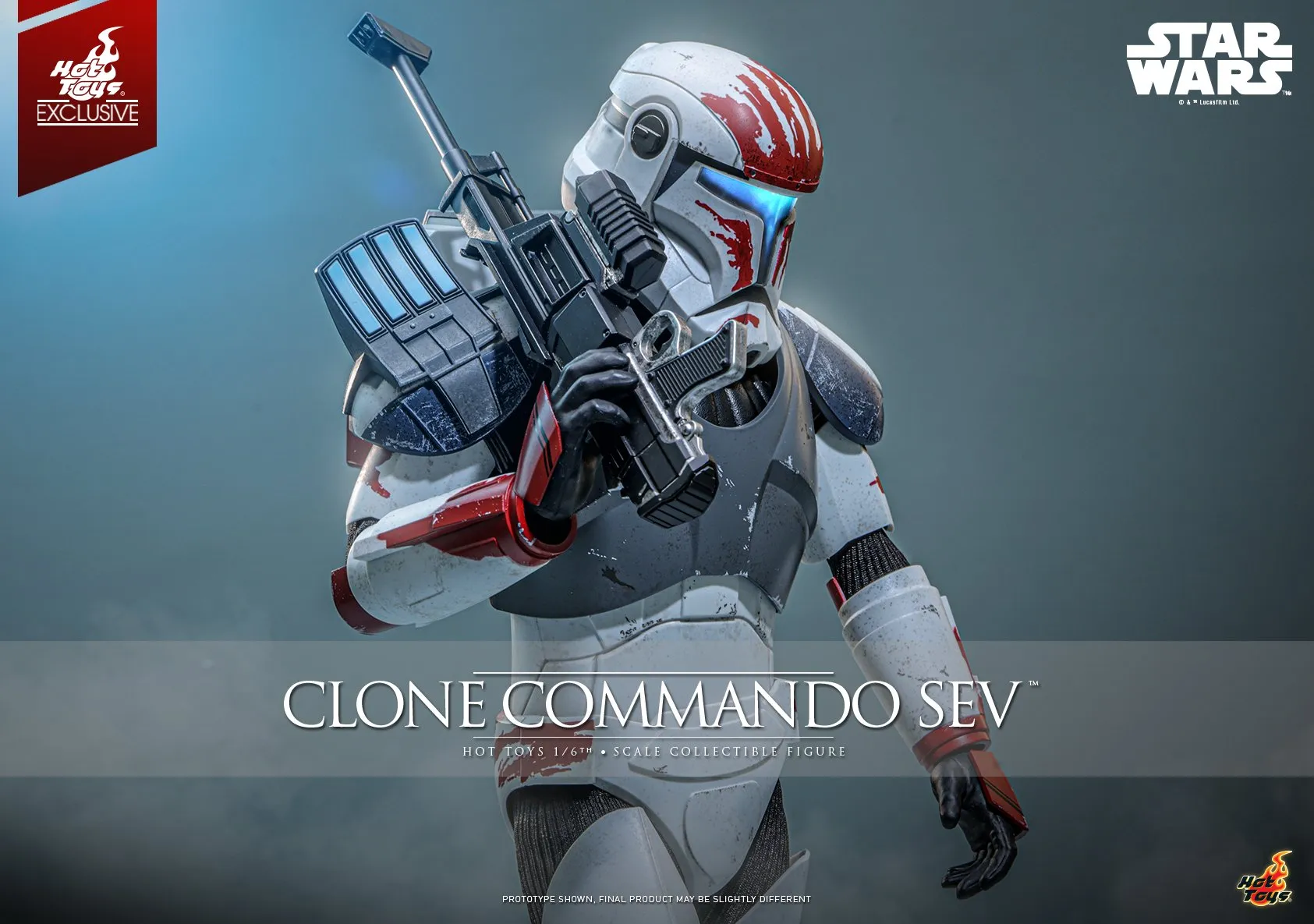 Pre order! Hot Toys TMS188 Clone Commando Sev Star Wars: The Clone Wars 1/6th scale Collectible Figure 