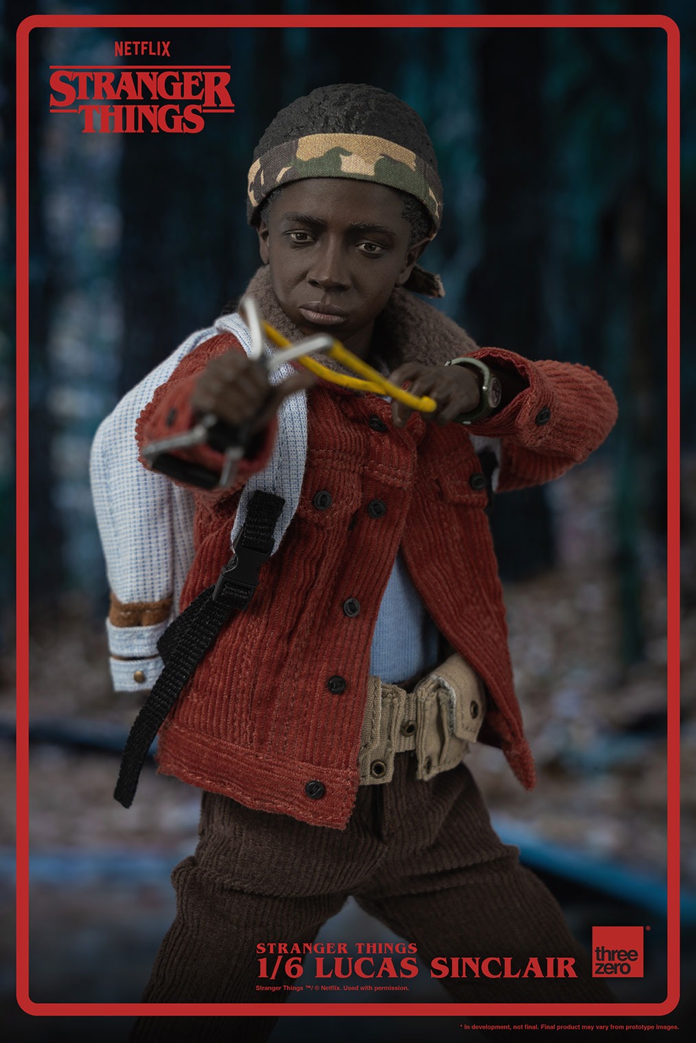 In stock! Threezero Stranger Things Lucas Sinclair 1/6 Scale Figure