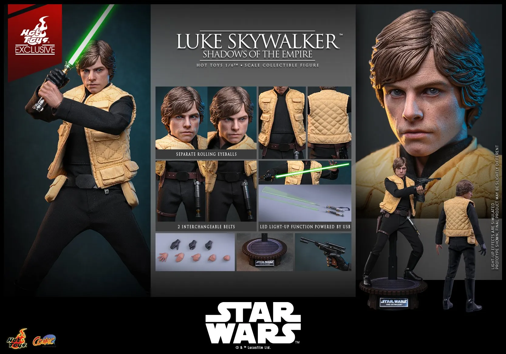 Pre order! Hot Toys CMS035 Luke Skywalker (Shadows Of The Empire) Star Wars 1/6th scale Collectible Figure