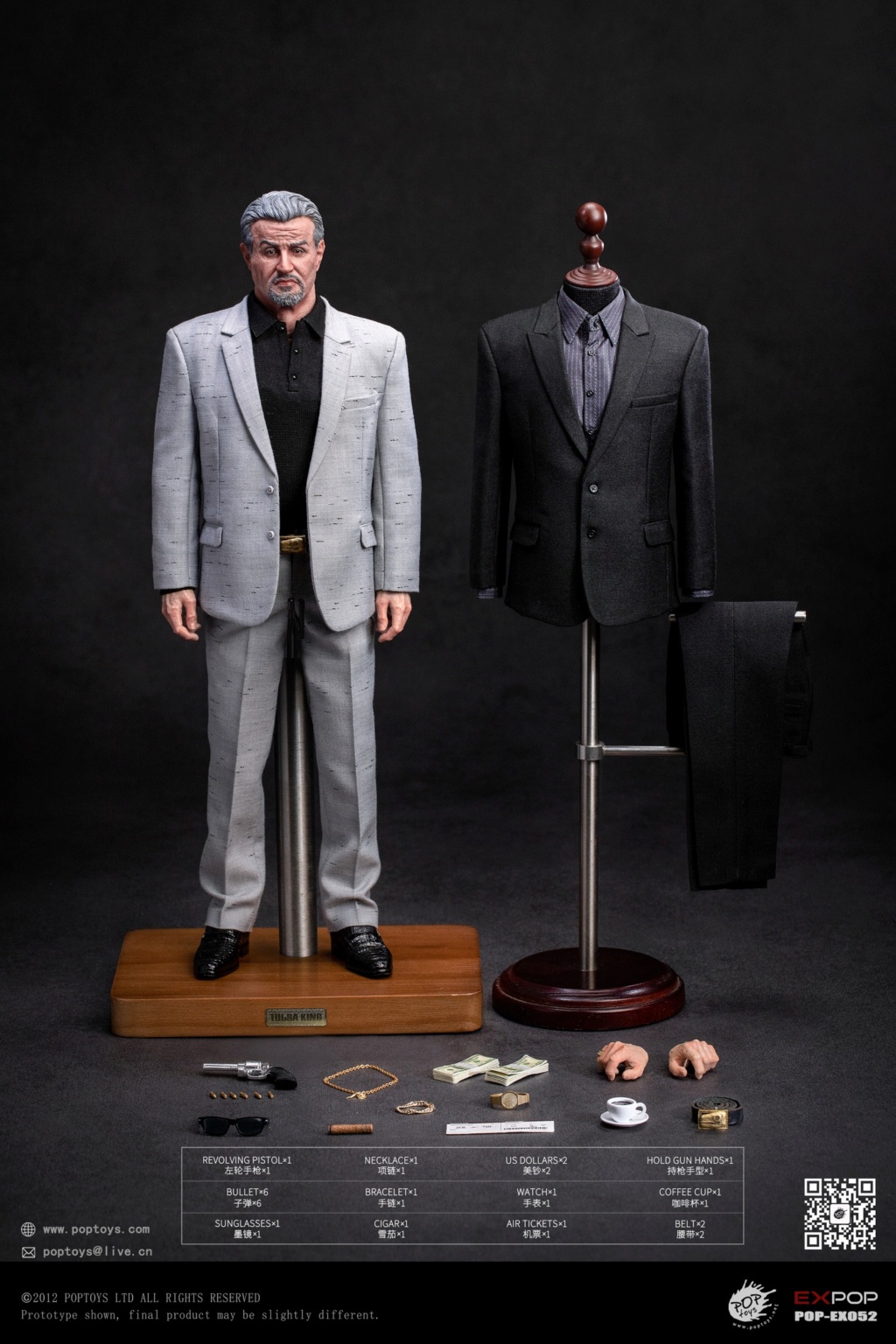 Reserved! POPTOYS 1/6 EX-052 The King of Gangs TULSA KING