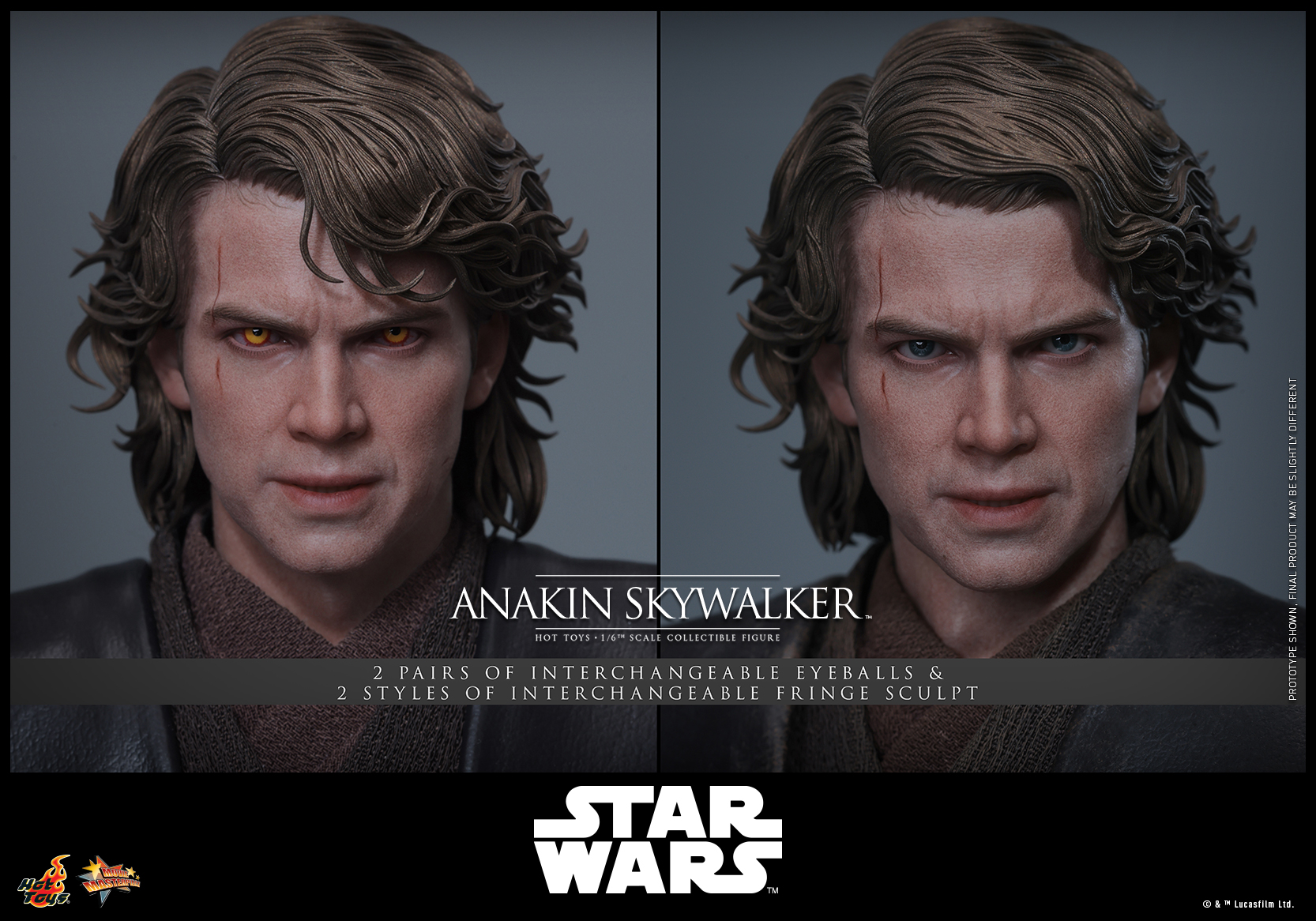 Pre order! Hot Toys Star Wars: Revenge of the Sith 1/6 scale Anakin Skywalker™ Collectible Figure