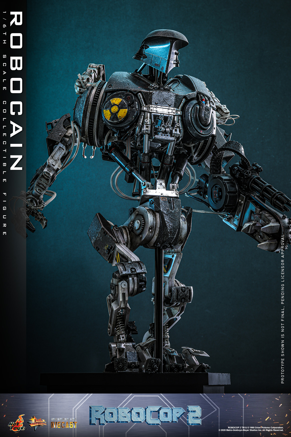Pre Order! Hot Toys MMS828D75 RoboCop 2 RoboCain 1/6 Scale Collectible Figure