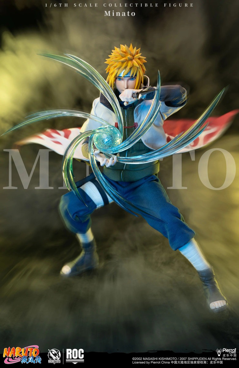Pre order! ROCKET TOYS ROC-015 Minato Namikaze Fourth Hokage Ver. Naruto Shippūden 1/6 action figure