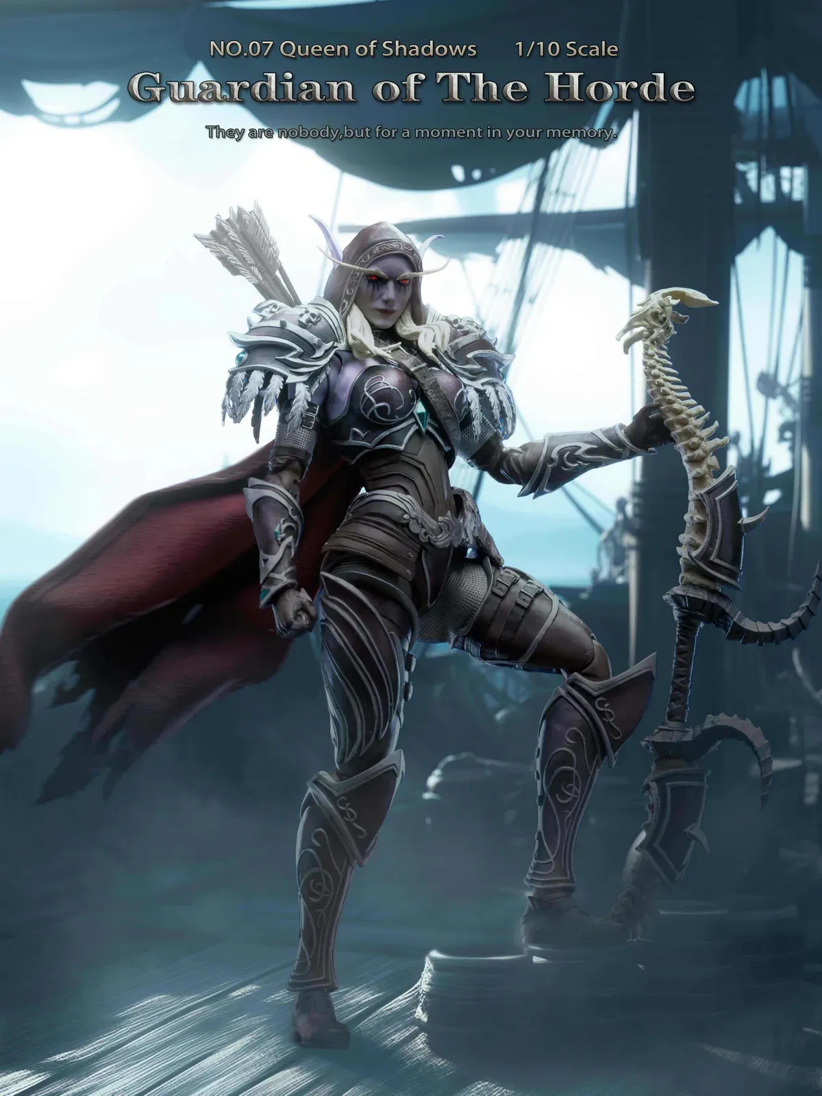 In stock! Grey Knight NO.07 Guardian of the Horde Queen of Shadows 1/10 Action Figure