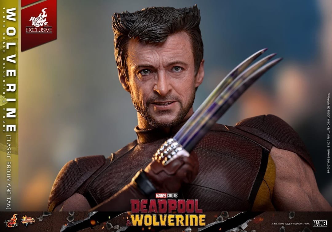 Pre order! Hot Toys MMS831 Deadpool & Wolverine 1/6th scale Wolverine (Classic Brown and Tan) Collectible Figure [Hot Toys Exclusive]