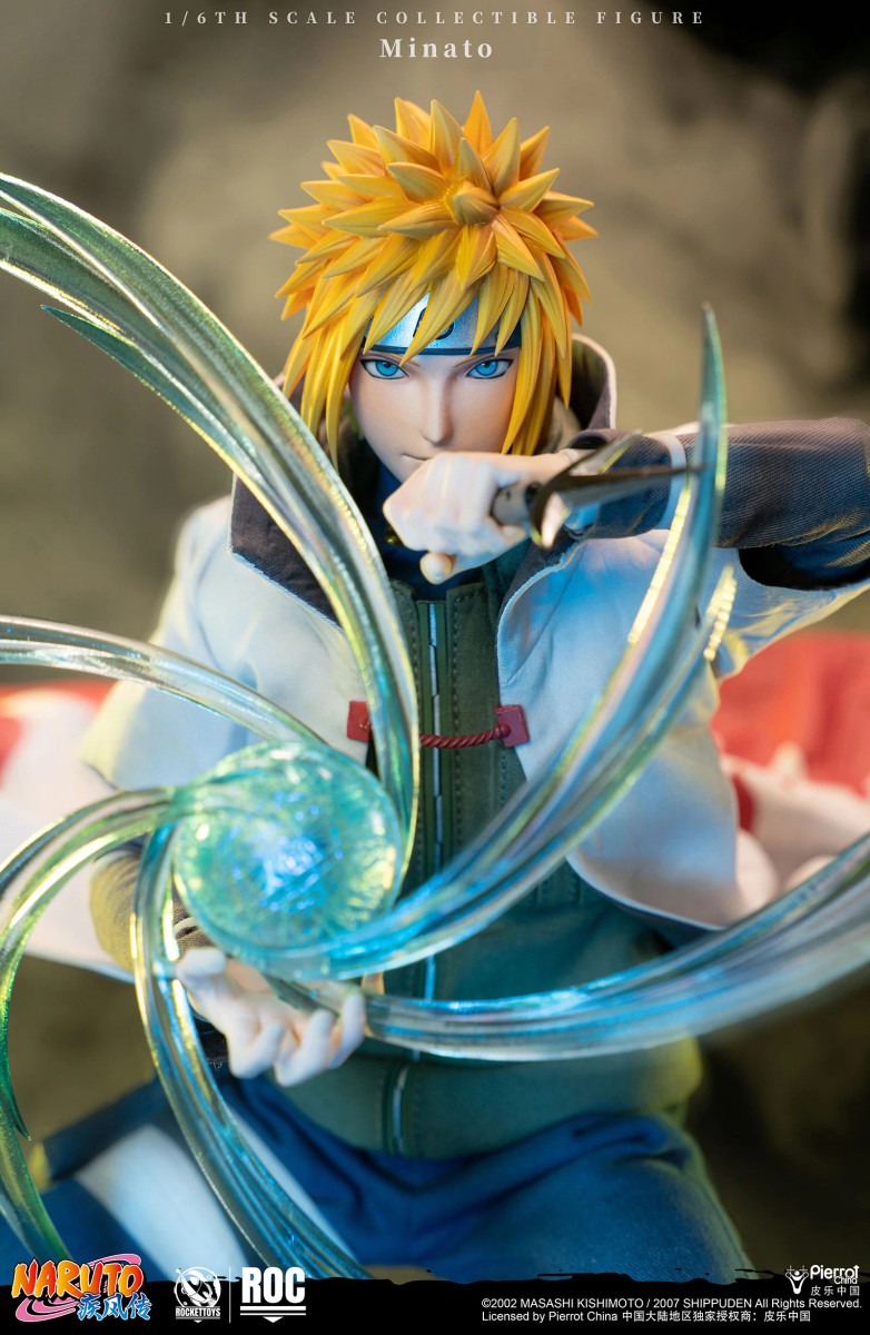 Pre order! ROCKET TOYS ROC-015 Minato Namikaze Fourth Hokage Ver. Naruto Shippūden 1/6 action figure
