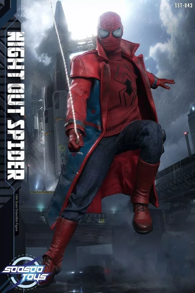 In Stock! SooSootoys SST-043 Night Out Spider 1/6 action figure