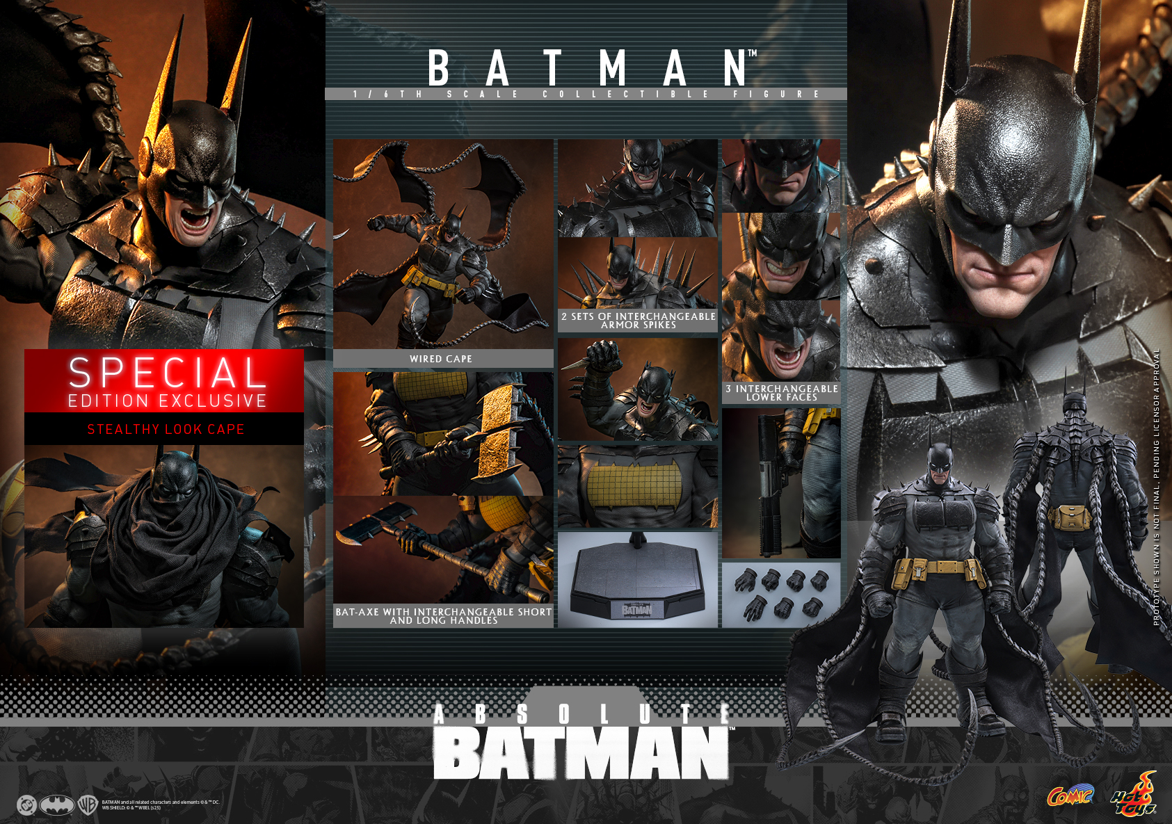 Pre order! Hot toys Absolute Batman Special Edition 1/6 scale Batman Collectible Figure