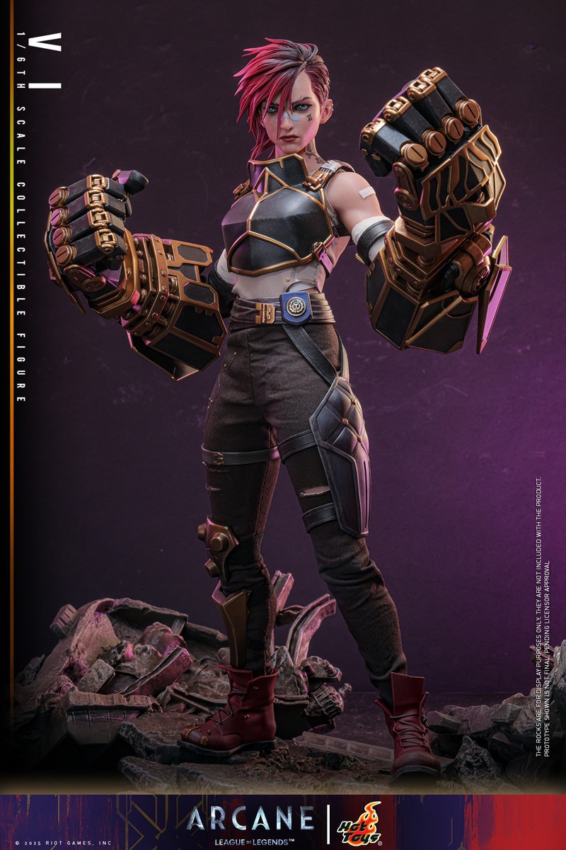 In stock! Hot Toys TMS138 Arcane League of Legends Vi 1/6 Collectible Figure