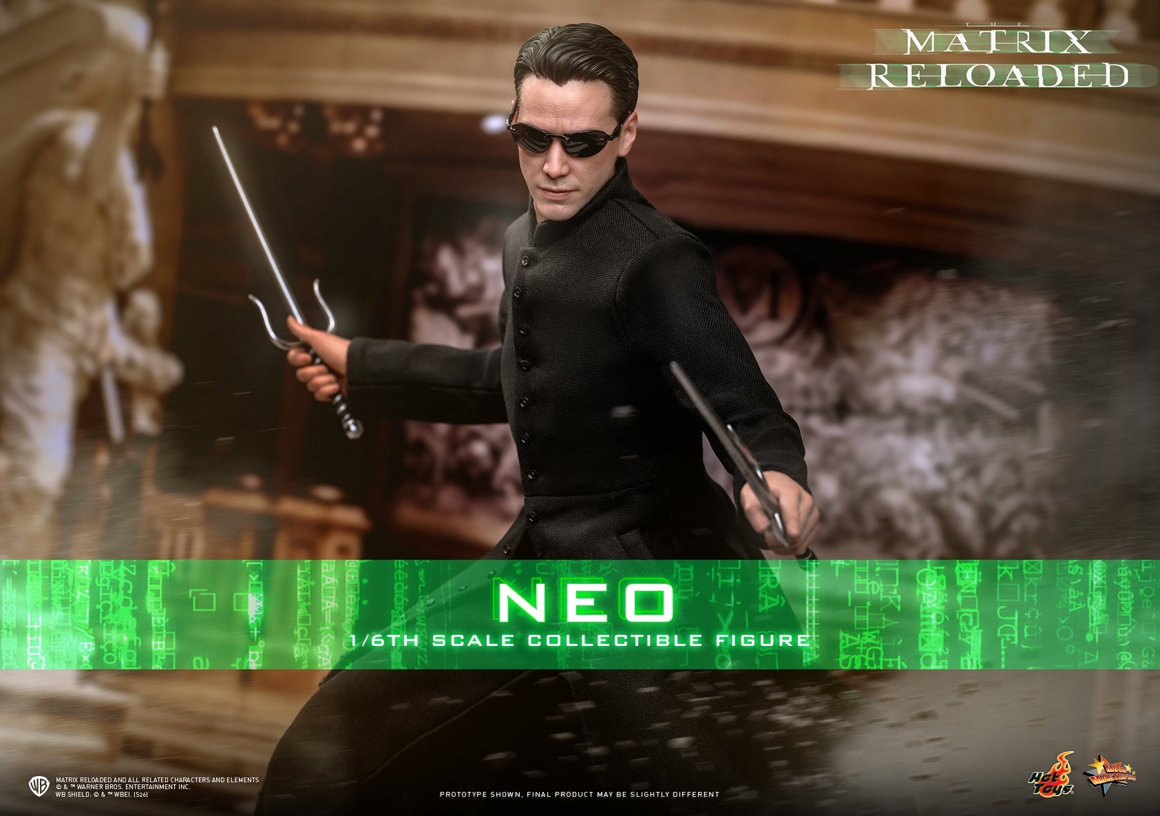 Pre order! Hot Toys MMS868 The Matrix Reloaded: Neo 1/6 Scale Collectible Figure