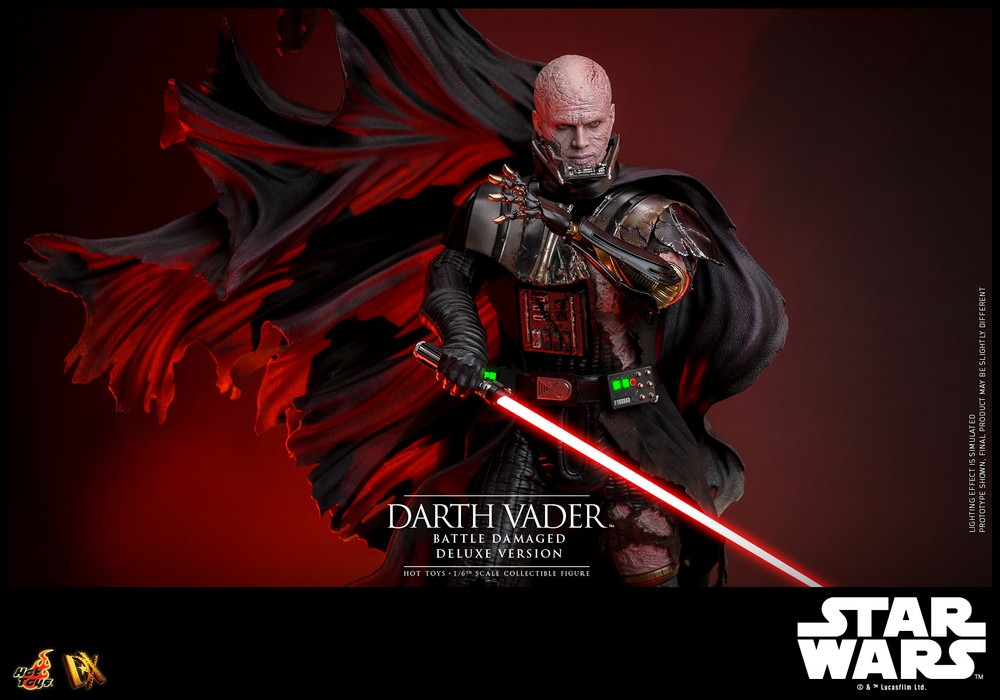 In stock! Hot Toys DX45B Darth Vader (Battle Damaged) Deluxe Version SPECIAL EDITION 1/6th scale