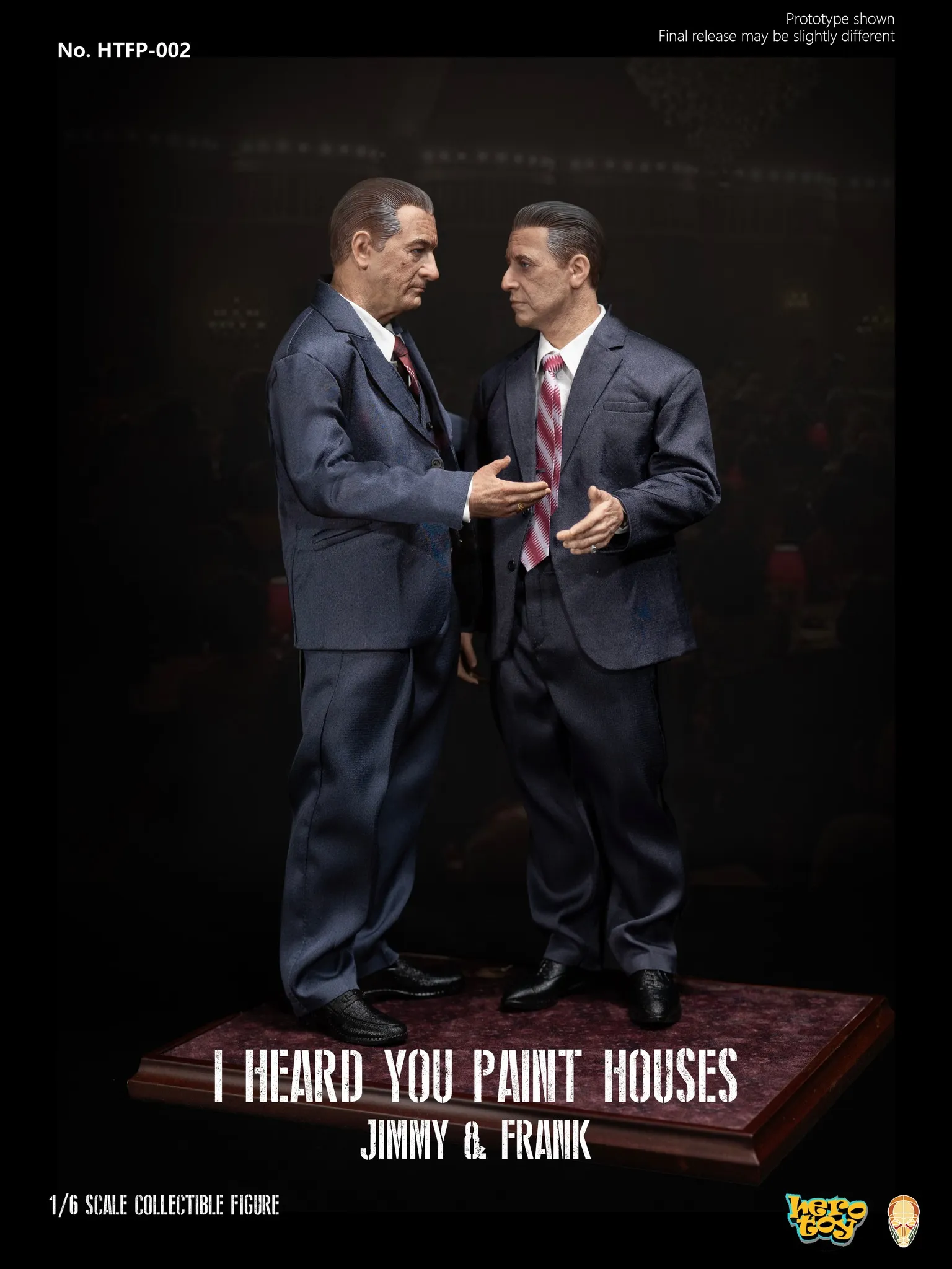 In stock! Herotoy +Facepool I Heard You Paint Houses Jimmy & Frank Set HTFP002 1/6 Action Figure