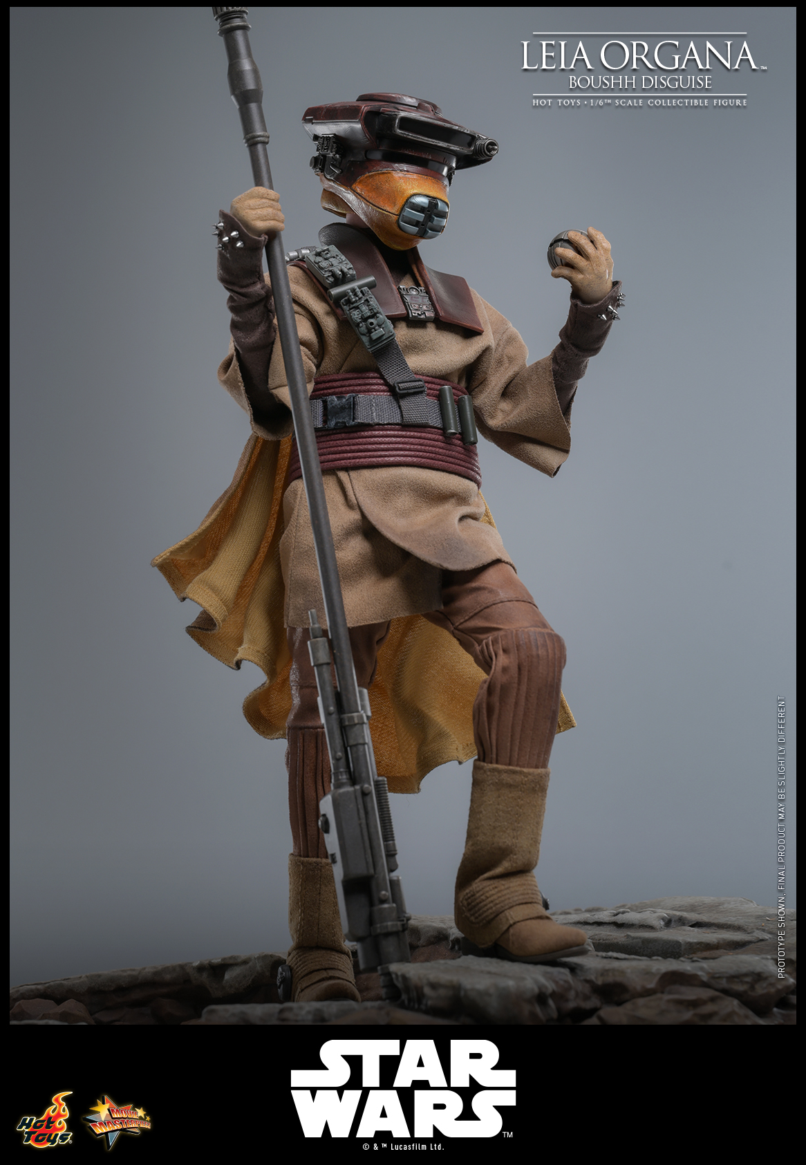 Pre order! Hot toys MMS854 Leia Organa (Boushh Disguise) Star Wars: Return of the Jedi 1/6 Collectible Figure