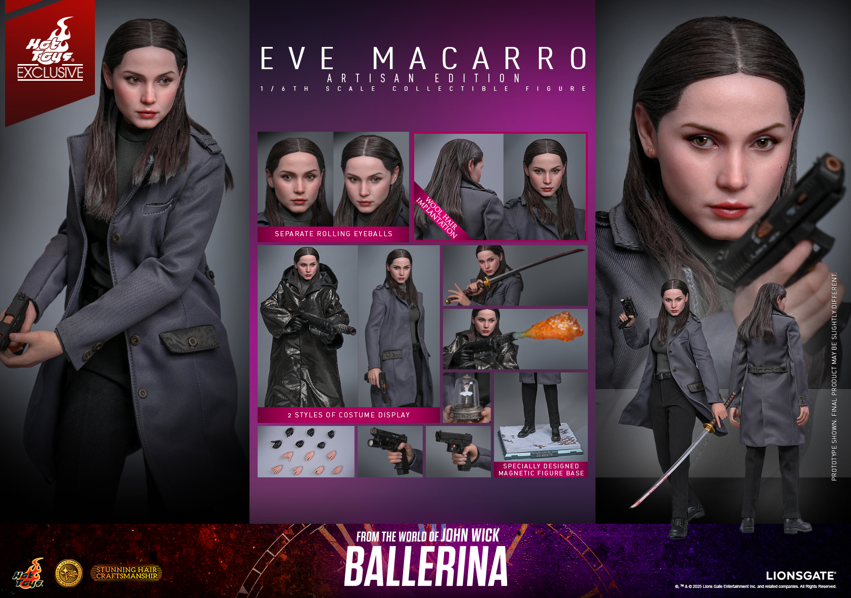 Pre order! Ballerina Eve Macarro Collectible Figure (Artisan Edition) 1/6th scale action figure