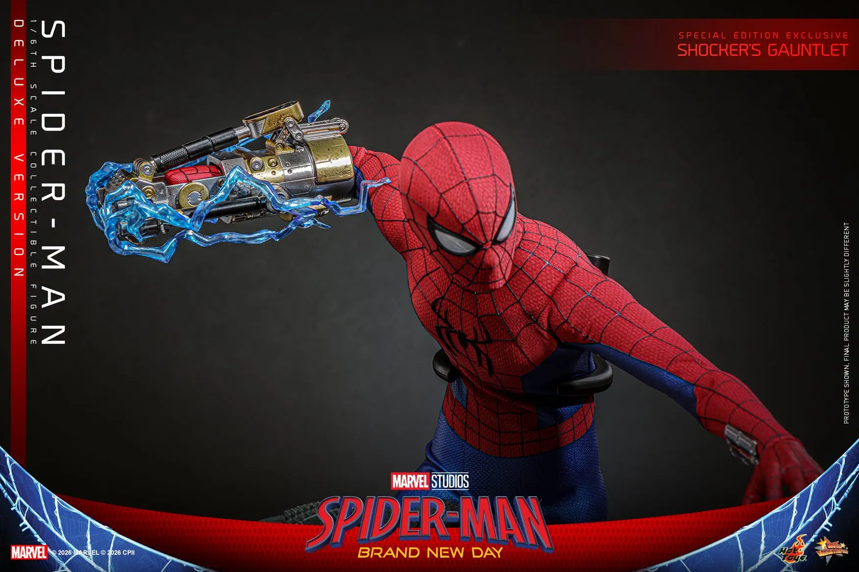 Pre order! Hot Toys MMS893 Spider-Man: Brand New Day Spider-Man (Exhibition limited Deluxe Version) 1/6 scale Collectible Figure