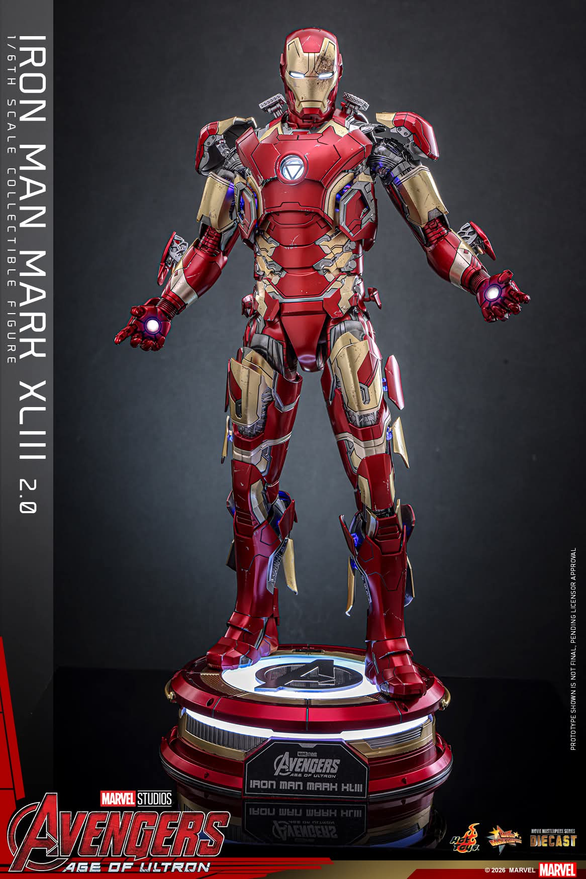 Pre order! Hot Toys MMS865D80 Iron Man Mark XLIII 2.0 mk43 1/6 Figure