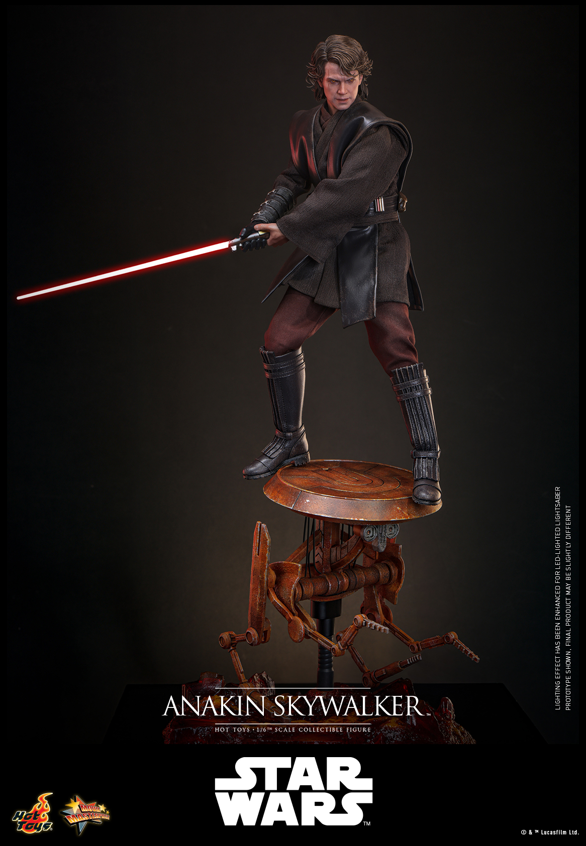 Pre order! Hot Toys Star Wars: Revenge of the Sith 1/6 scale Anakin Skywalker™ Collectible Figure