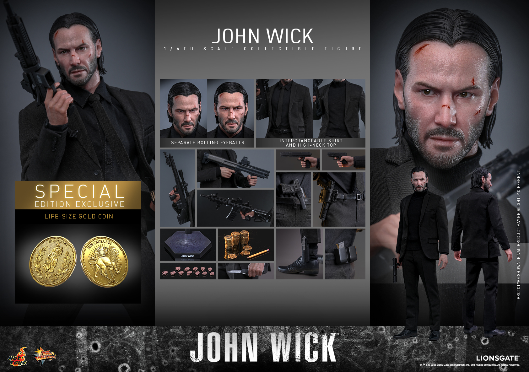 Pre order! Hot Toys John Wick 1/6th scale Collectible Figure (Standard Edition) 