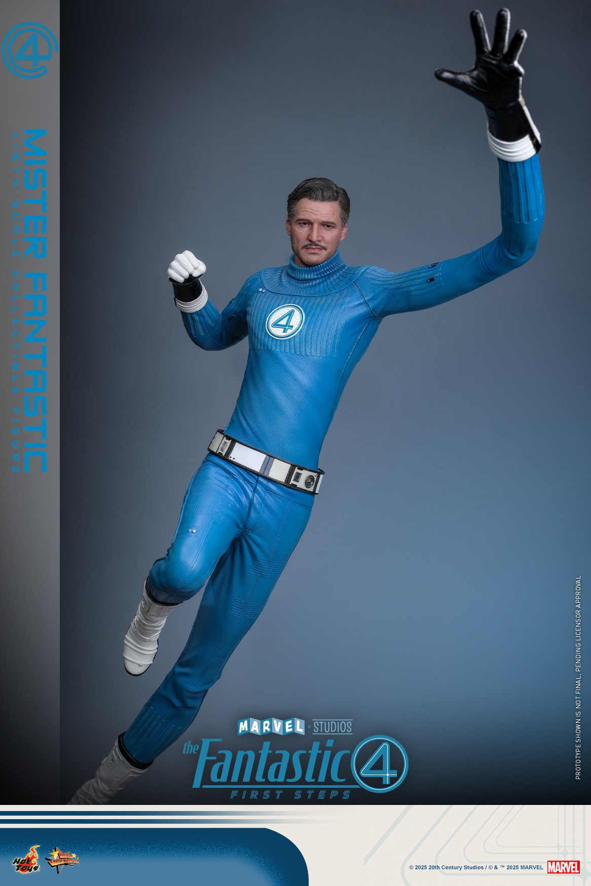 Pre order! Hot Toys MMS821 The Fantastic Four: First Steps 1/6th scale Mister Fantastic Collectible Figure