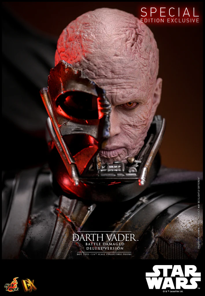 In stock! Hot Toys DX45B Darth Vader (Battle Damaged) Deluxe Version SPECIAL EDITION 1/6th scale