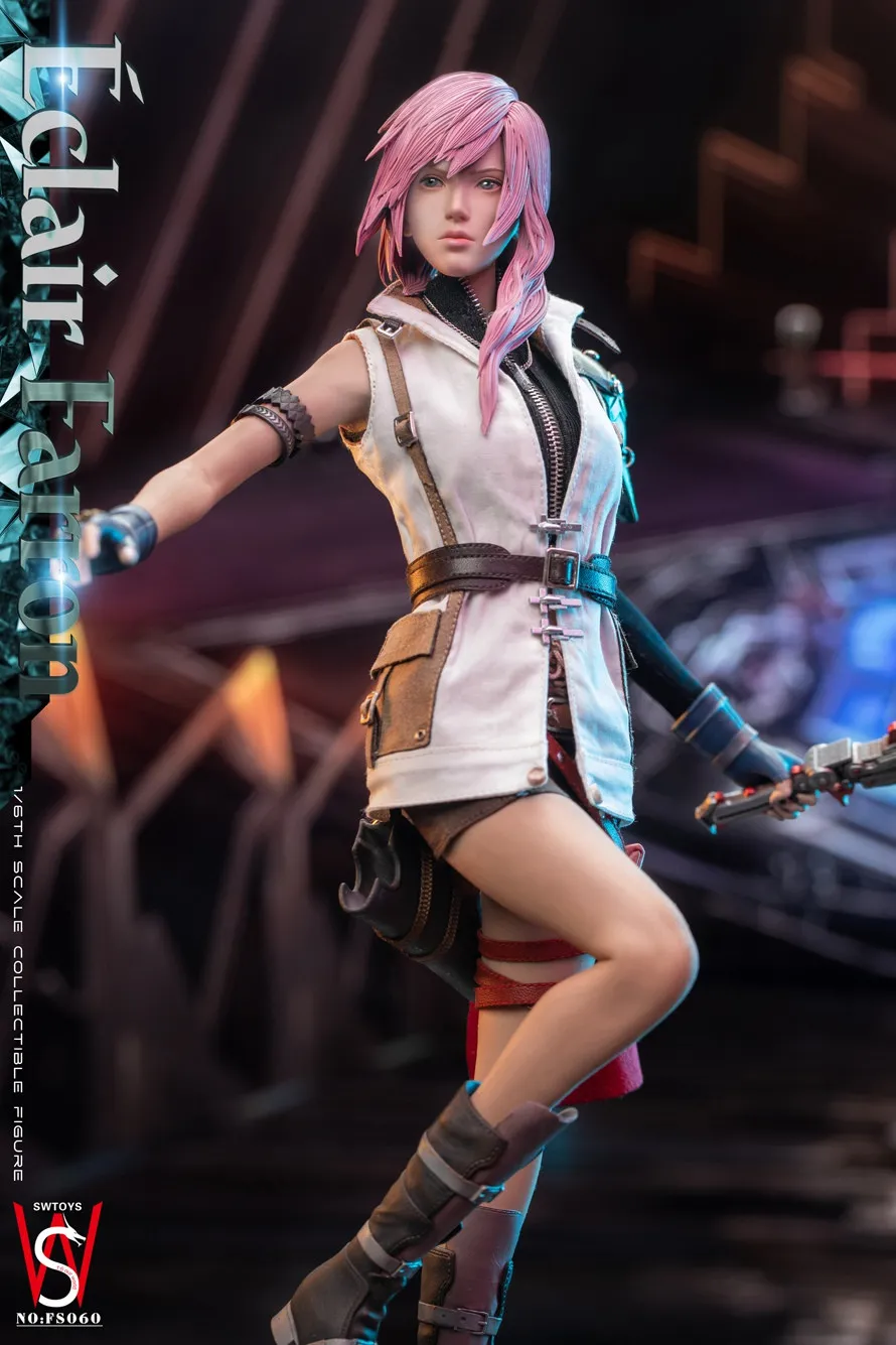 In stock! SWTOYS FS060 1/6 Lightning Eclair Farron Final Fantasy XIII 1/6 Action Figure Collectible