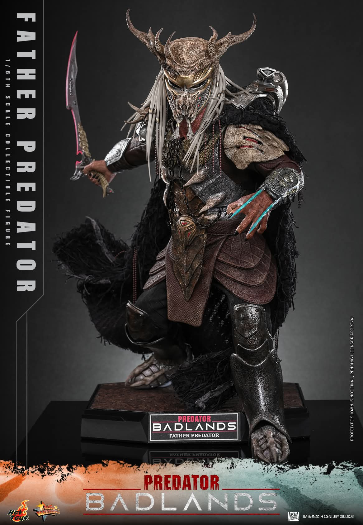 Pre order! Hot Toys MMS863 Predator: Badlands: Father Predator / Njohrr 1/6 scale Collectible Figure