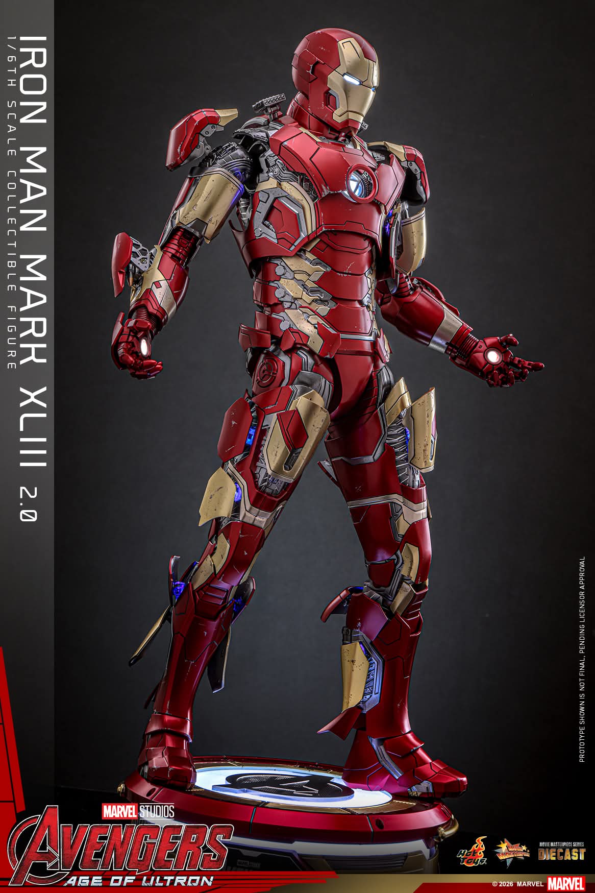 Pre order! Hot Toys MMS865D80 Iron Man Mark XLIII 2.0 mk43 1/6 Figure