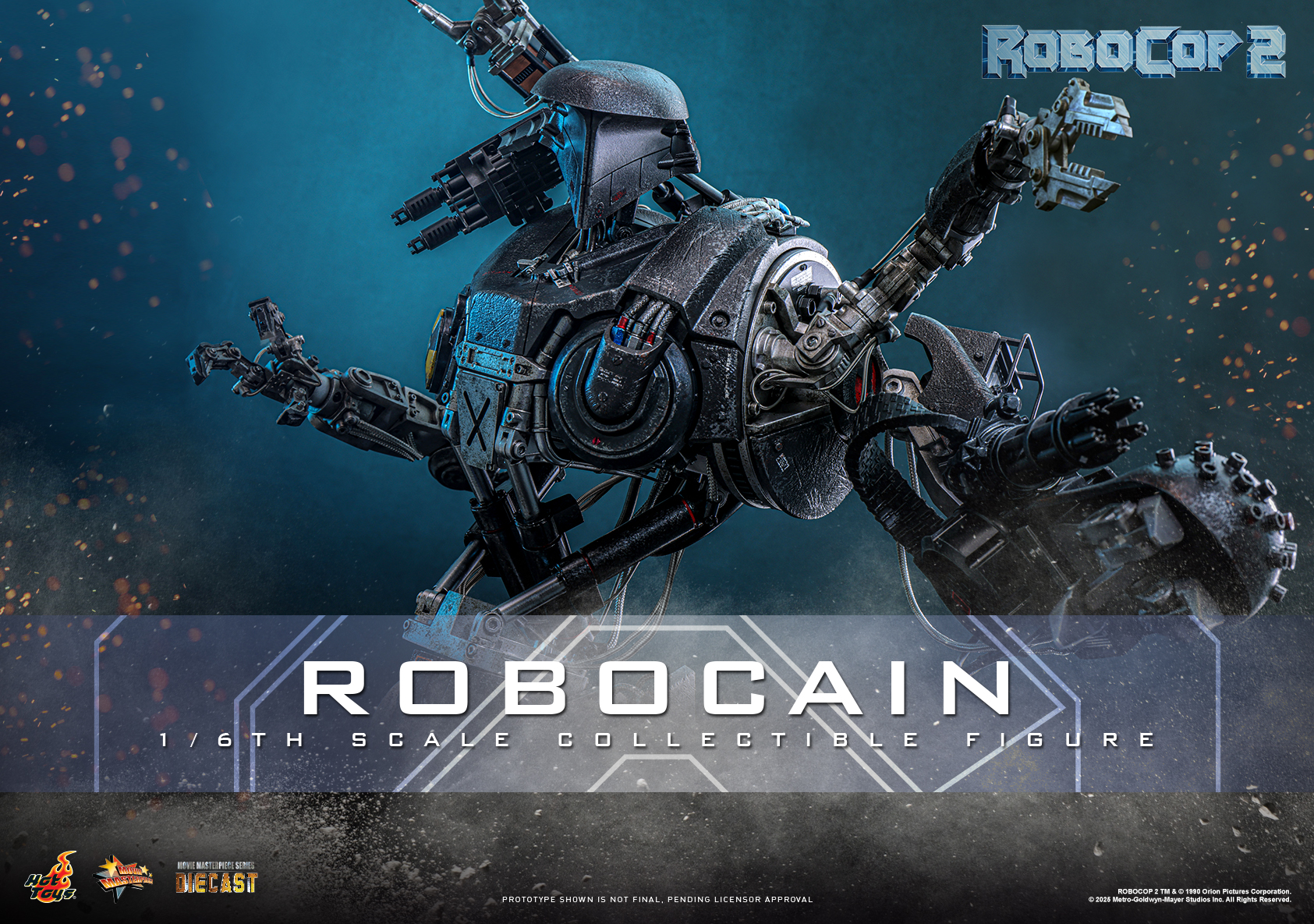 Pre Order! Hot Toys MMS828D75 RoboCop 2 RoboCain 1/6 Scale Collectible Figure